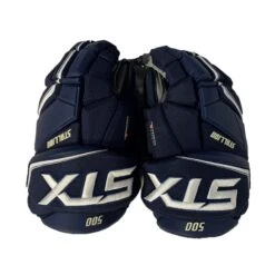STX Stallion 500 Ice Hockey Gloves 11 STX Stallion 500 Ice Hockey Gloves -Hockey Stick Market 500 navy.white front
