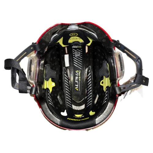 Warrior Alpha One Pro - Hockey Helmet (Maroon) -Hockey Stick Market BostonHelmetInSide