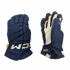 CCM HGJS - NHL Pro Stock Glove - Columbus Blue Jackets Alternate (Navy/Cream)