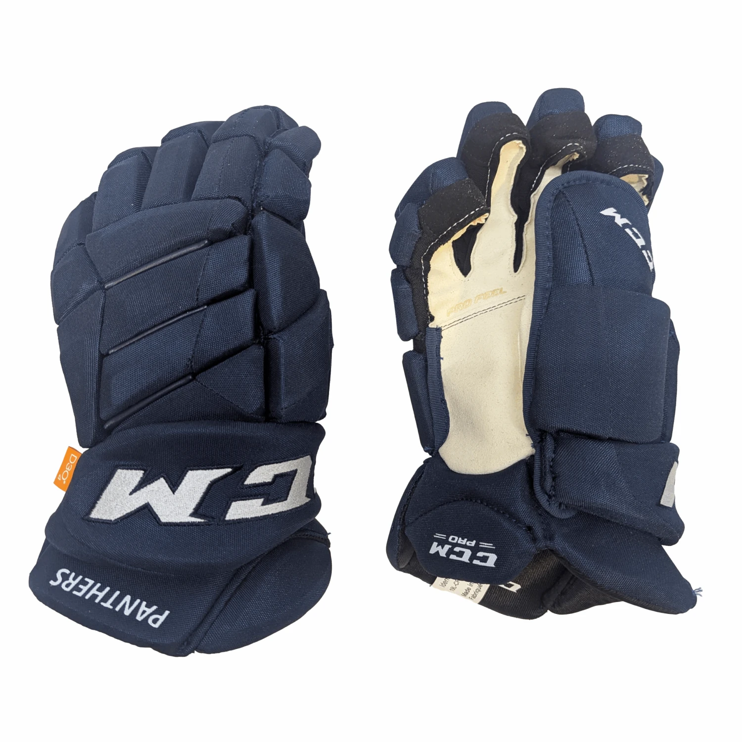 CCM HGJS - NHL Pro Stock Glove - Florida Panthers (Navy) 1 CCM HGJS - NHL Pro Stock Glove - Florida Panthers (Navy)