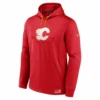 Calgary Flames Fanatics Authentic Pro Pullover Hoodie (Red/Yellow) -Hockey Stick Market FanaticsSweater