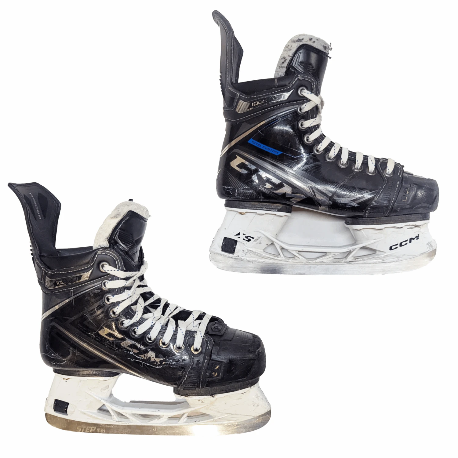 CCM Ribcor 100k Pro - Used NCAA Pro Stock Hockey Skates - Size 6.75D 2 CCM Ribcor 100k Pro - Used NCAA Pro Stock Hockey Skates - Size 6.75D - Image 2