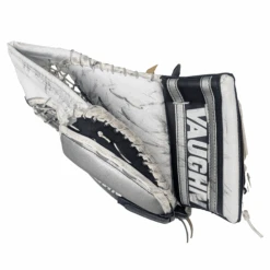 Vaughn V6 2000 Pro - Used Pro Stock Goalie Glove Full Right (White/Black) -Hockey Stick Market H30332691