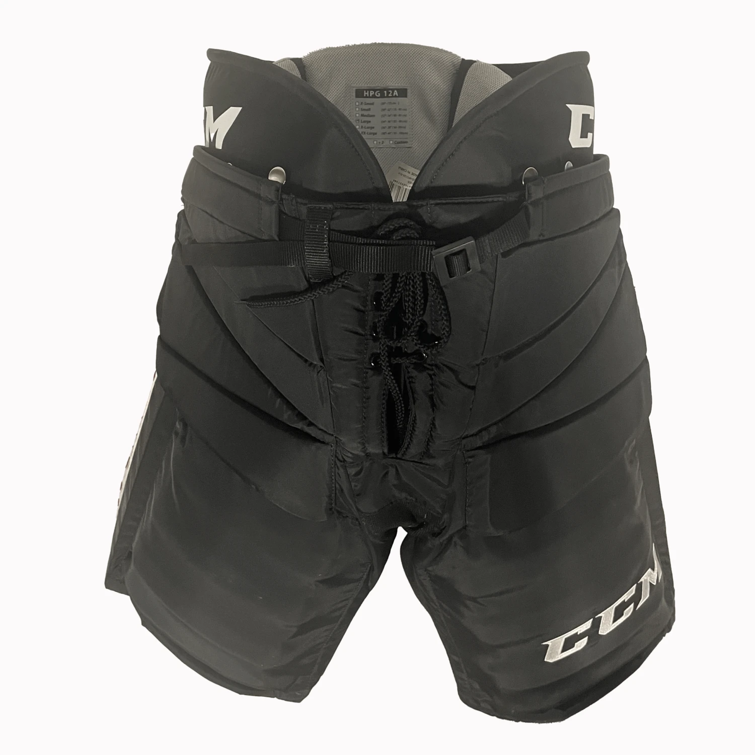 CCM HPG12A - OHL Pro Stock Hockey Goalie Pants (Black/Burgundy) 1 CCM HPG12A - OHL Pro Stock Hockey Goalie Pants (Black/Burgundy)