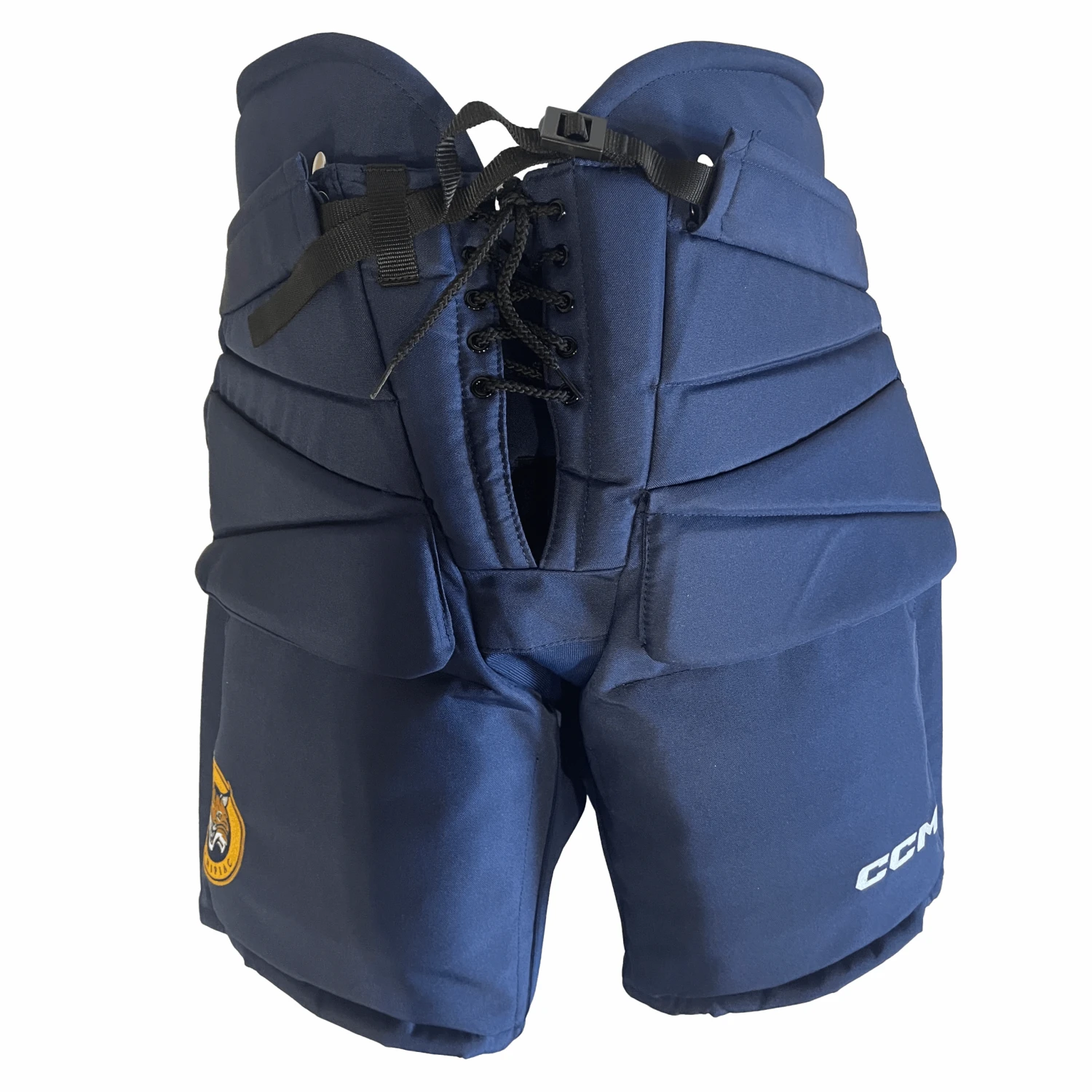 CCM HPG12AV2 - NCAA Pro Stock Hockey Goalie Pants (Navy) 1 CCM HPG12AV2 - NCAA Pro Stock Hockey Goalie Pants (Navy)