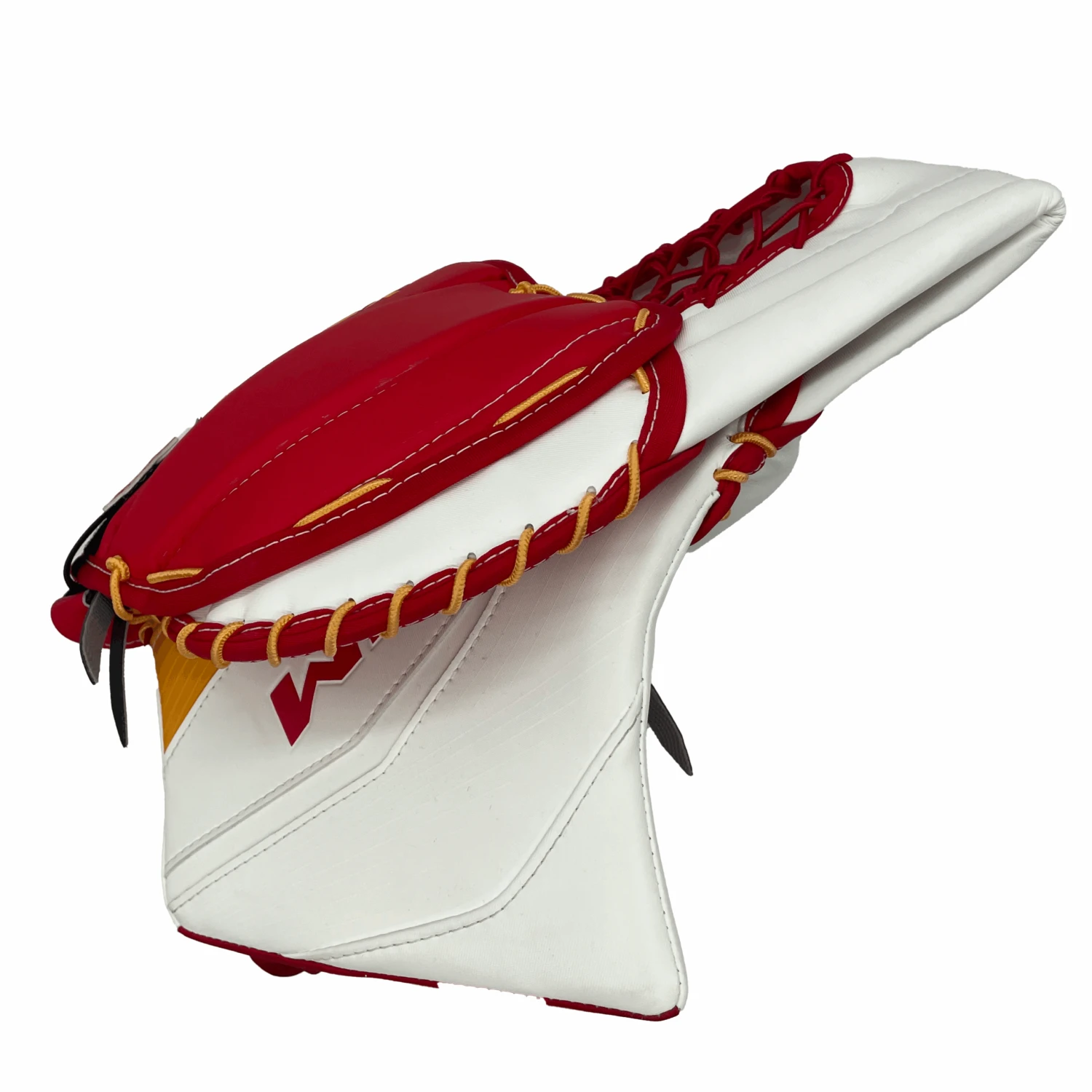 CCM Extreme Flex 6 - New Pro Stock Full Right Goalie Glove (White/Red/Yellow) 2 CCM Extreme Flex 6 - New Pro Stock Full Right Goalie Glove (White/Red/Yellow) - Image 2