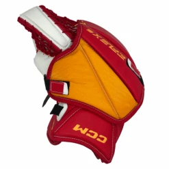 CCM Extreme Flex 6 - New Pro Stock Full Right Goalie Glove (White/Red/Yellow) 5 CCM Extreme Flex 6 - New Pro Stock Full Right Goalie Glove (White/Red/Yellow) -Hockey Stick Market IMG 3667