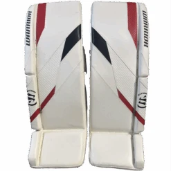 Warrior RG7 Pro - New Goalie Pad Set (White/Red/Black)