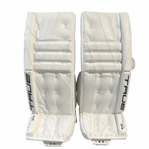 True Catalyst 7X3 - New Goalie Pad Set - Intermediate (White)