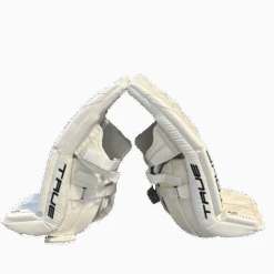 True Catalyst 7X3 - New Goalie Pad Set - Intermediate (White) -Hockey Stick Market IMG 3950