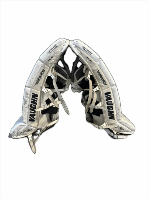 Vaughn Velocity V7 - Used Intermediate Goalie Pads (White) -Hockey Stick Market IMG 3962 825332d0 4b80 46bf 8080 6ee9ad5b5e52 scaled