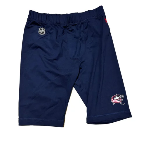 Fanatics - NHL Authentic Pro Columbus Blue Jackets Compression Shorts (Navy)