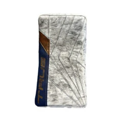 True Catalyst PX3 - Used Pro Stock Goalie Blocker (White/Blue/Gold) #2