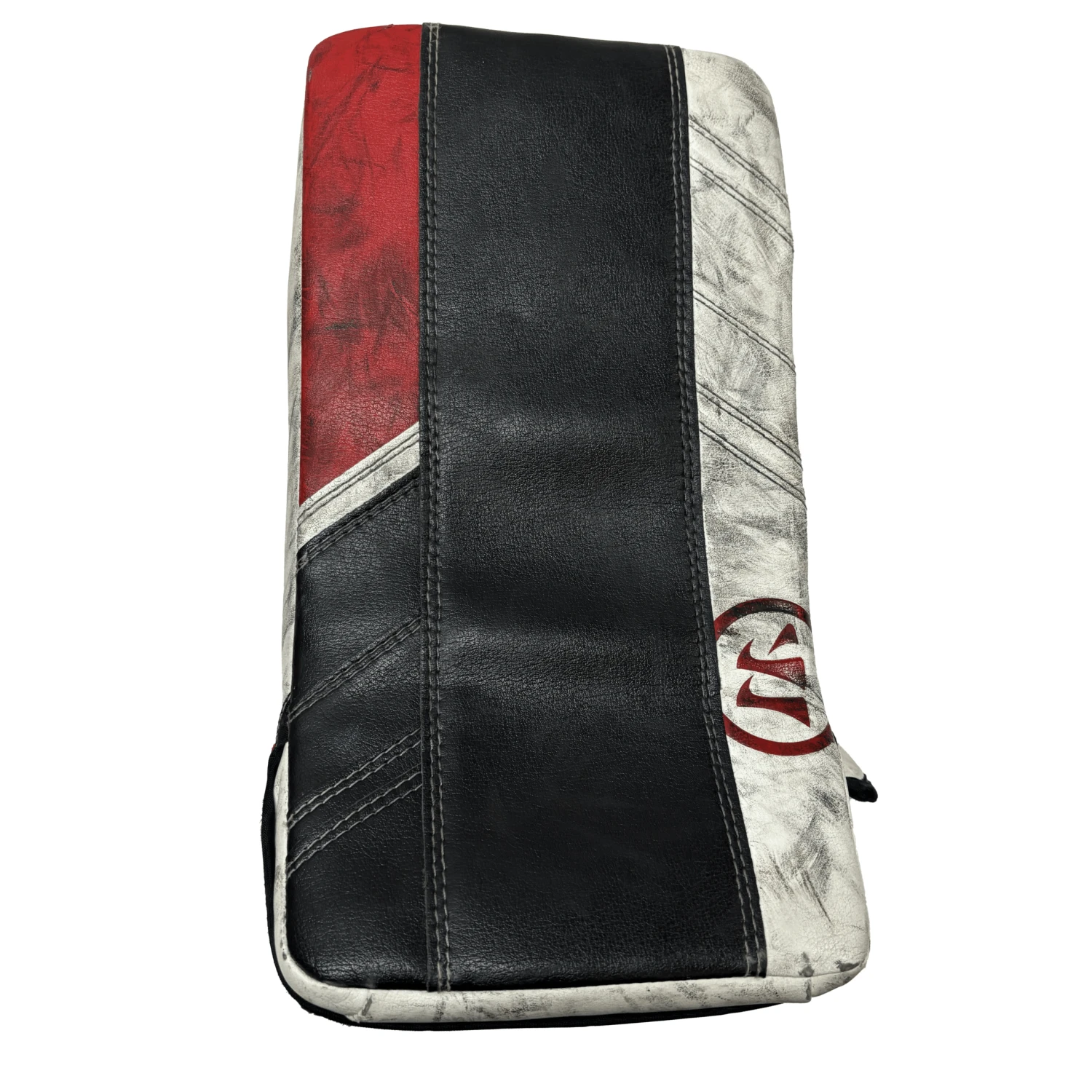 Warrior Ritual G3 Pro - Used Senior Goalie Blocker (White/Black/Red) 1 Warrior Ritual G3 Pro - Used Senior Goalie Blocker (White/Black/Red)