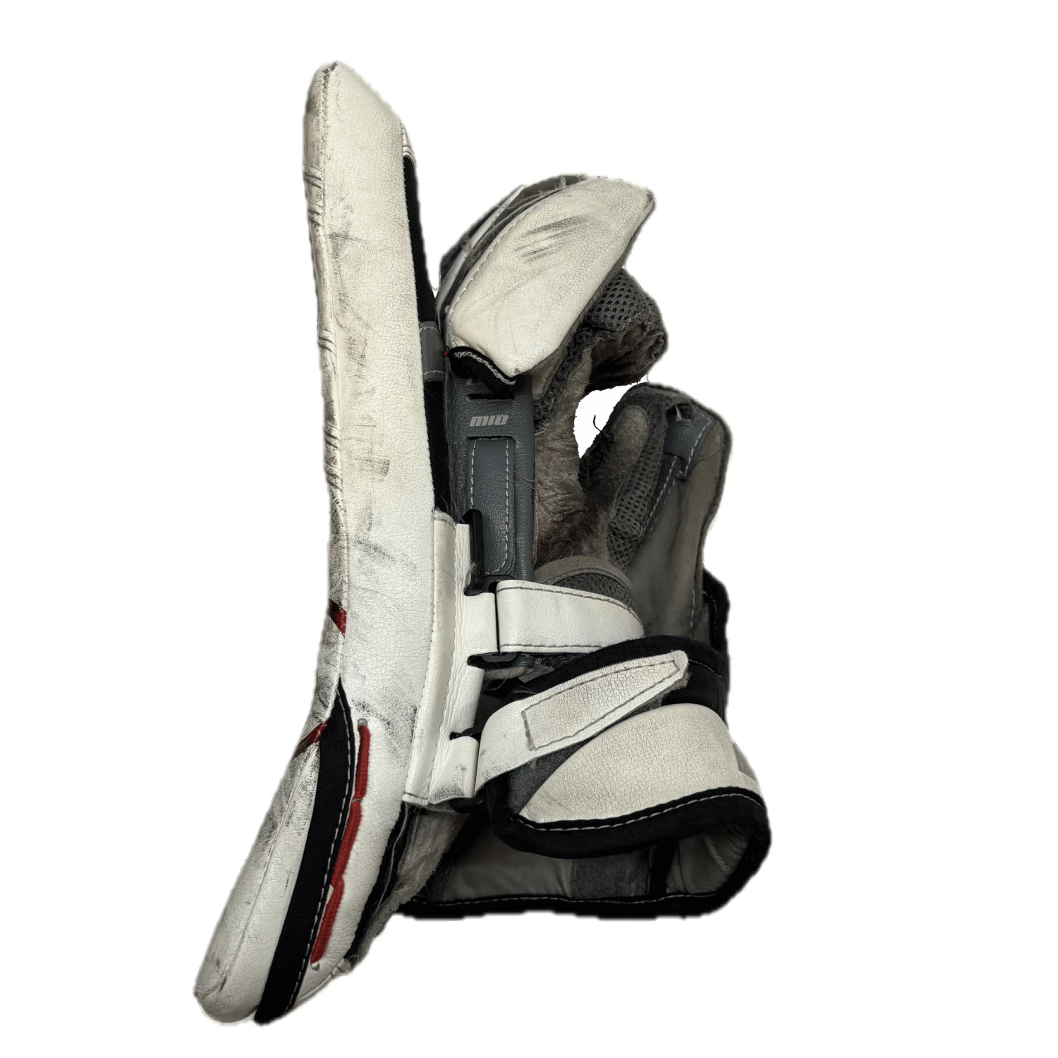 Warrior Ritual G3 Pro - Used Senior Goalie Blocker (White/Black/Red) 3 Warrior Ritual G3 Pro - Used Senior Goalie Blocker (White/Black/Red) - Image 3
