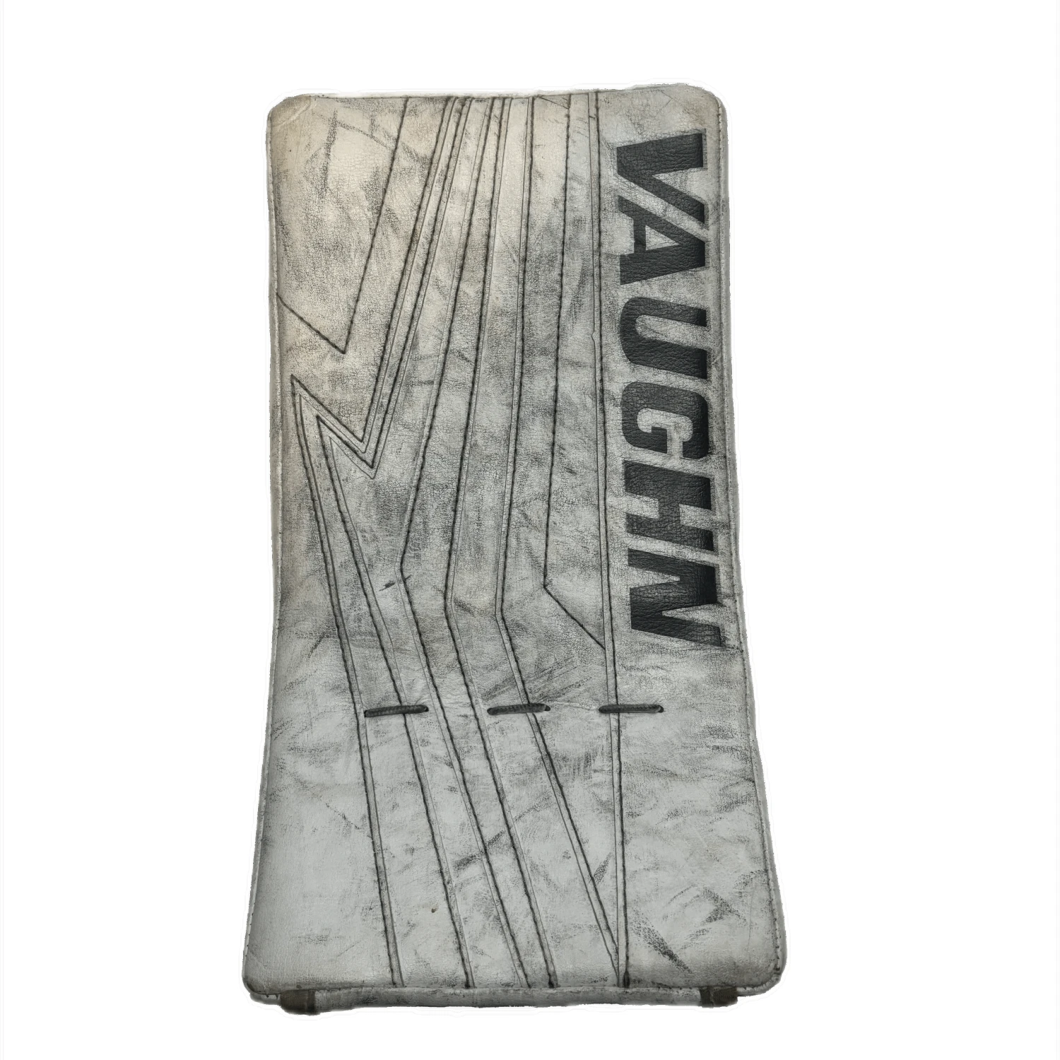 Vaughn Velocity V9 - Used Pro Stock Goalie Blocker (White) 1 Vaughn Velocity V9 - Used Pro Stock Goalie Blocker (White)