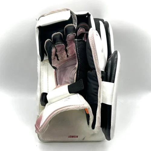 CCM Extreme Flex 6 - Used Pro Stock Goalie Blocker (White/Black/Red) 3 CCM Extreme Flex 6 - Used Pro Stock Goalie Blocker (White/Black/Red) -Hockey Stick Market IMG 4174 scaled