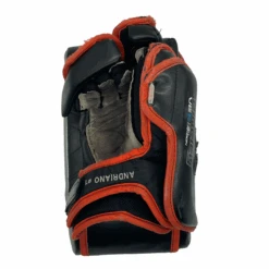 Vaughn Velocity VE8 Pro Carbon - Used Pro Stock Goalie Blocker (Orange/Black/Silver) -Hockey Stick Market IMG 4185