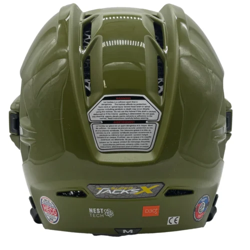 CCM Super Tacks X - Hockey Helmet (Olive Green) 6 CCM Super Tacks X - Hockey Helmet (Olive Green) -Hockey Stick Market IMG 4197 8d249ea5 818f 4de1 94a4 fcf2e97c80f5