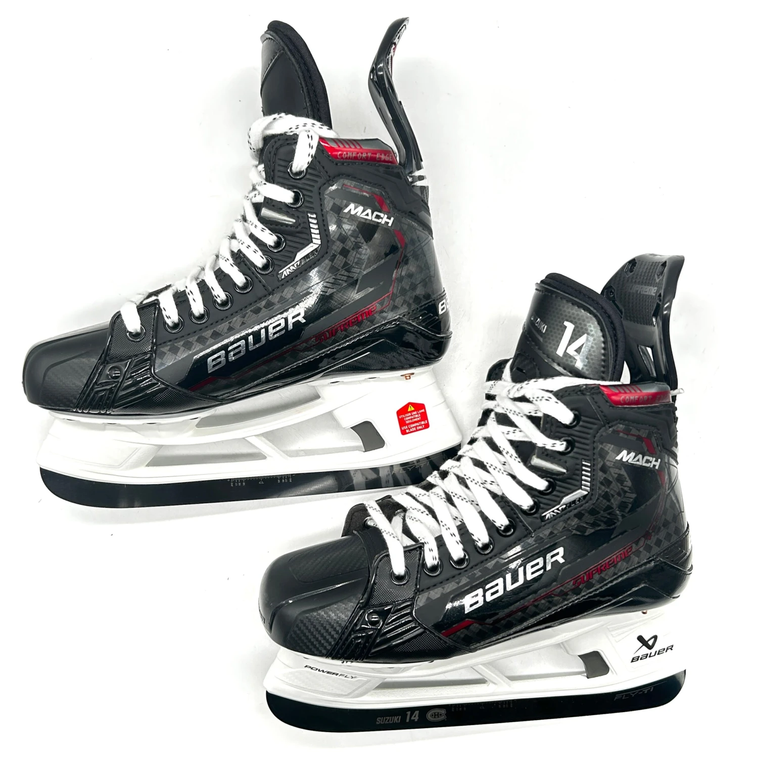 Bauer Supreme Mach - NHL Pro Stock Skates - Nick Suzuki - Size 7 1/8EE 5 Bauer Supreme Mach - NHL Pro Stock Skates - Nick Suzuki - Size 7 1/8EE - Image 5