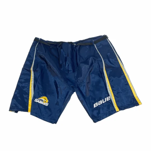 Bauer- New NHL Pro Stock Goalie Pant Shell - Buffalo Sabres (Navy)