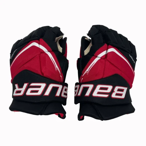 Bauer Vapor FlyPro Hockey Gloves - Intermediate (Black/Red)