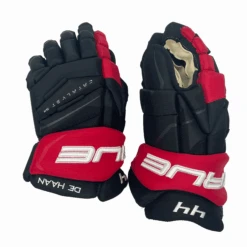True Catalyst 9X - NHL Pro Stock Glove - Calvin De Haan (Black/Red)
