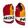 CCM HGCL - NHL Pro Stock Glove - Yegor Sharangovich (Red/Yellow/White)