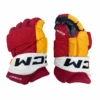 CCM HGJSPP - NHL Pro Stock Glove - Cole Schwindt (Red/Yellow/White) -Hockey Stick Market IMG 5874