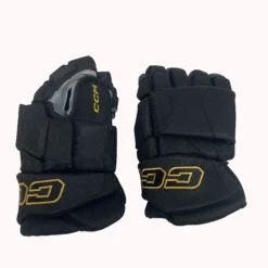 CCM HGJSPP - WHL Pro Stock Hockey Glove (Black/Gold)