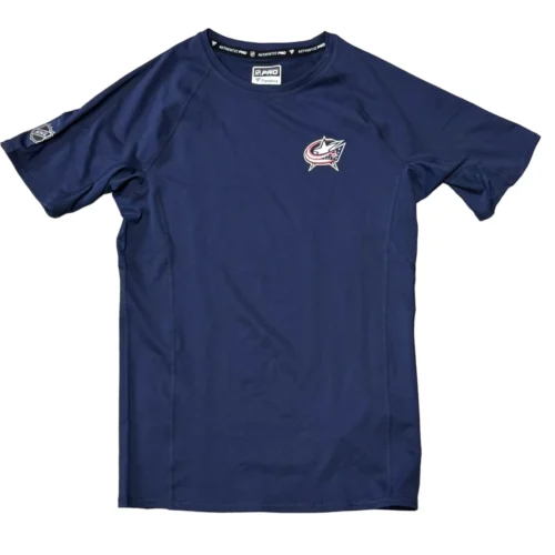 Fanatics - NHL Authentic Pro Columbus Blue Jackets Tee Shirt (Navy)