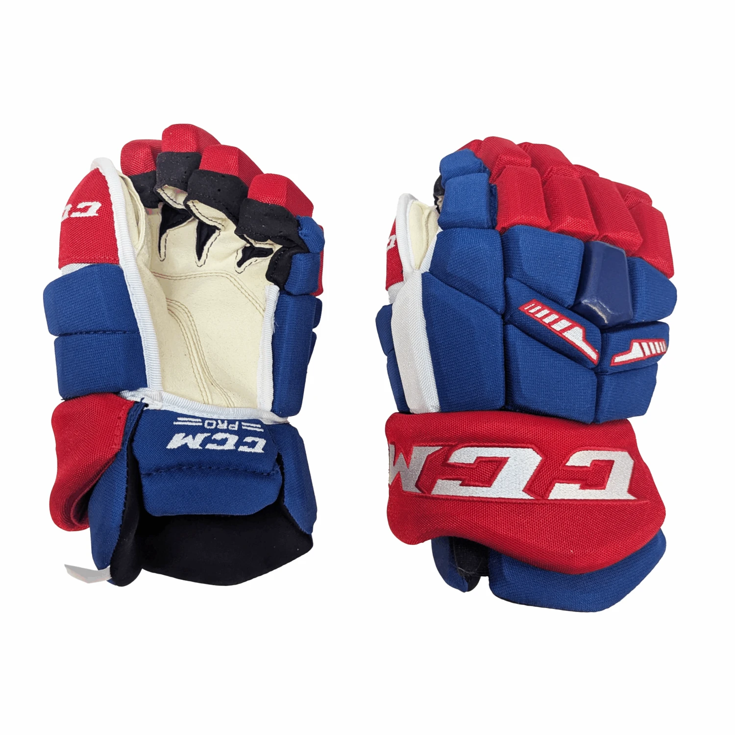 CCM HGTKXP - NHL Pro Stock Glove - Montreal Canadiens (Blue/White/Red) 1 CCM HGTKXP - NHL Pro Stock Glove - Montreal Canadiens (Blue/White/Red)