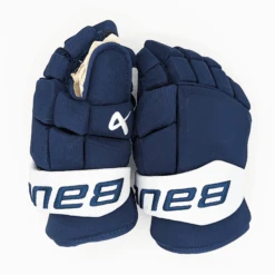 Bauer Supreme Mach - NCAA Pro Stock Gloves (Navy/White) - Intermediate