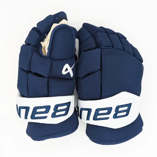 Bauer Supreme Mach - NCAA Pro Stock Gloves (Navy/White) - Intermediate