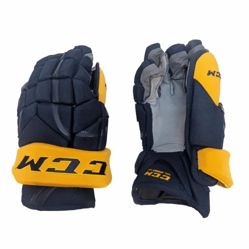 CCM HG12 - NHL Pro Stock Glove - Nashville Predators (Navy/Yellow)