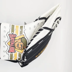 CCM Extreme Flex 5 - New Pro Stock Senior Goalie Glove - OHL (White/Black/Green) -Hockey Stick Market NBGlove3