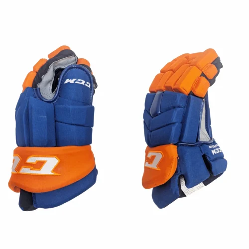 CCM HGTKXP - NHL Pro Stock Glove - New York Islanders (Blue/Orange) 3 CCM HGTKXP - NHL Pro Stock Glove - New York Islanders (Blue/Orange) -Hockey Stick Market NYITK2 scaled