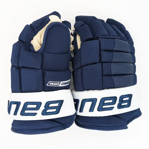 Bauer Pro Series - NCAA Pro Stock Glove (Navy/White) - Intermediate