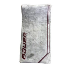 Bauer Supreme Mach - Used Pro Stock Goalie Blocker (White/Red)