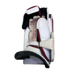 Bauer Vapor Hyperlite - Used Pro Stock Goalie Blocker (White/Red) -Hockey Stick Market Photo 2025 06 18 3 06 54 PM