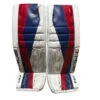 TRUE L12.2 - Used Pro Stock Goalie Pads (White/Blue/Red) -Hockey Stick Market Photo 2025 07 28 11 39 28 AM