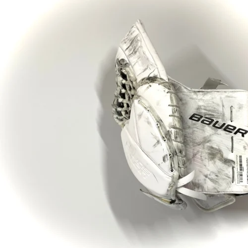 Bauer Supreme UltraSonic - Used Pro Stock Full Right Goalie Glove (White) 7 Bauer Supreme UltraSonic - Used Pro Stock Full Right Goalie Glove (White) -Hockey Stick Market Photo2023 04 27 42928PM scaled
