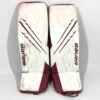 Bauer Vapor Hyperlite - Used Pro Stock Senior Goalie Pads (Maroon/White) 6 Bauer Vapor Hyperlite - Used Pro Stock Senior Goalie Pads (Maroon/White) -Hockey Stick Market Photo2023 05 24 112210AM