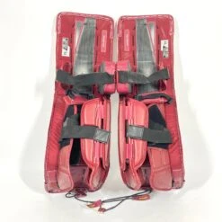 Bauer Vapor Hyperlite - Used Pro Stock Senior Goalie Pads (Maroon/White) 8 Bauer Vapor Hyperlite - Used Pro Stock Senior Goalie Pads (Maroon/White) -Hockey Stick Market Photo2023 05 24 112507AM