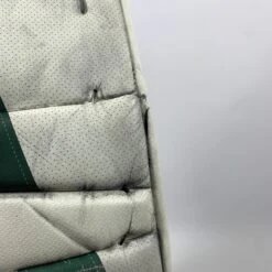 CCM Extreme Flex 5 - Used Pro Stock Goalie Pads (White/Green) -Hockey Stick Market Photo2023 06 12 62753PM