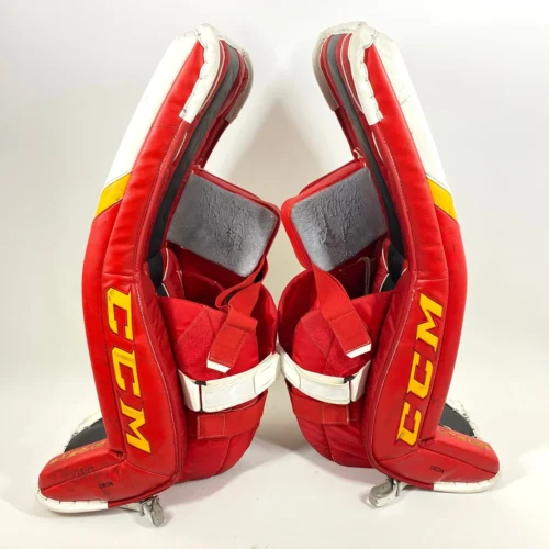 CCM Extreme Flex 5 - Used Pro Stock Senior Goalie Full Set - Full Right (White/Black/Red/Yellow) 15 CCM Extreme Flex 5 - Used Pro Stock Senior Goalie Full Set - Full Right (White/Black/Red/Yellow) -Hockey Stick Market Photo2023 07 28 101004AM scaled