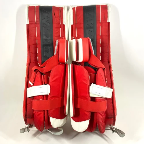 CCM Extreme Flex 5 - Used Pro Stock Senior Goalie Full Set - Full Right (White/Black/Red/Yellow) 16 CCM Extreme Flex 5 - Used Pro Stock Senior Goalie Full Set - Full Right (White/Black/Red/Yellow) -Hockey Stick Market Photo2023 07 28 101037AM scaled