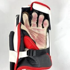 CCM Extreme Flex 5 - Used Pro Stock Senior Goalie Full Set - Full Right (White/Black/Red/Yellow) -Hockey Stick Market Photo2023 07 28 101436AM