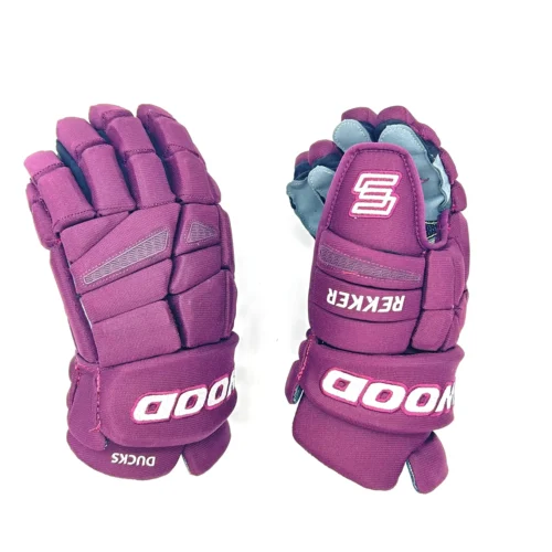 Sherwood Rekker Legend Pro - NHL Pro Stock Glove - Anaheim Ducks (Purple) -Hockey Stick Market Photo2023 09 07 123040PM scaled