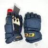CCM HGJSCHLPP - OHL Pro Stock Glove (Navy/Yellow Text) -Hockey Stick Market Photo2023 10 19 75345PM